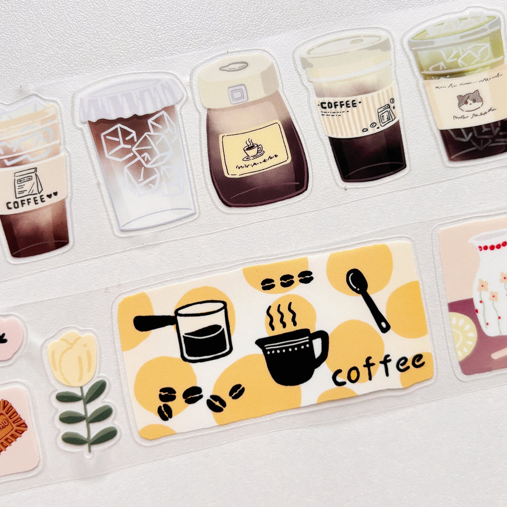 「命を救うコーヒー」マットPETデザインテープ