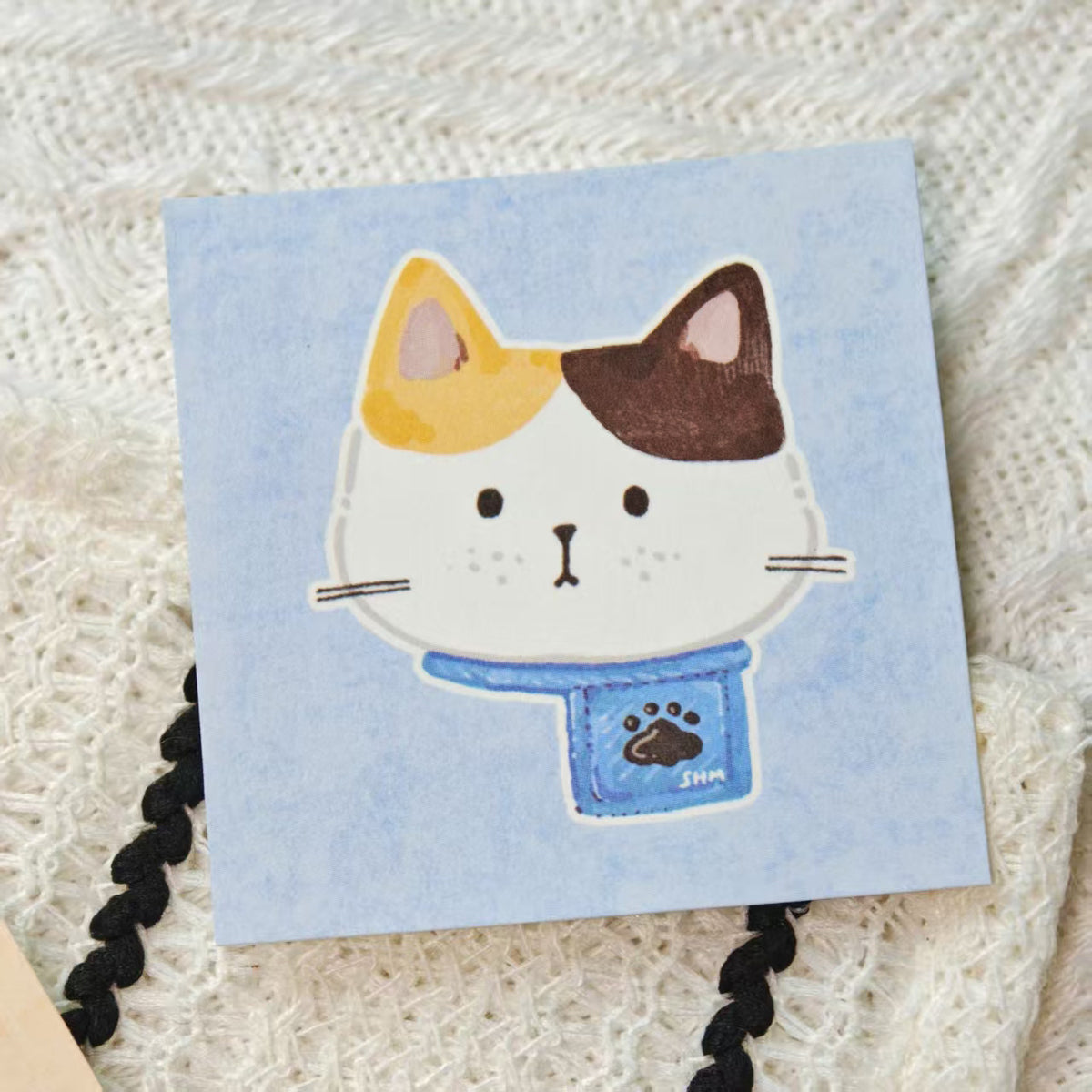 「ねこの顔」8デザイン メモペーパー