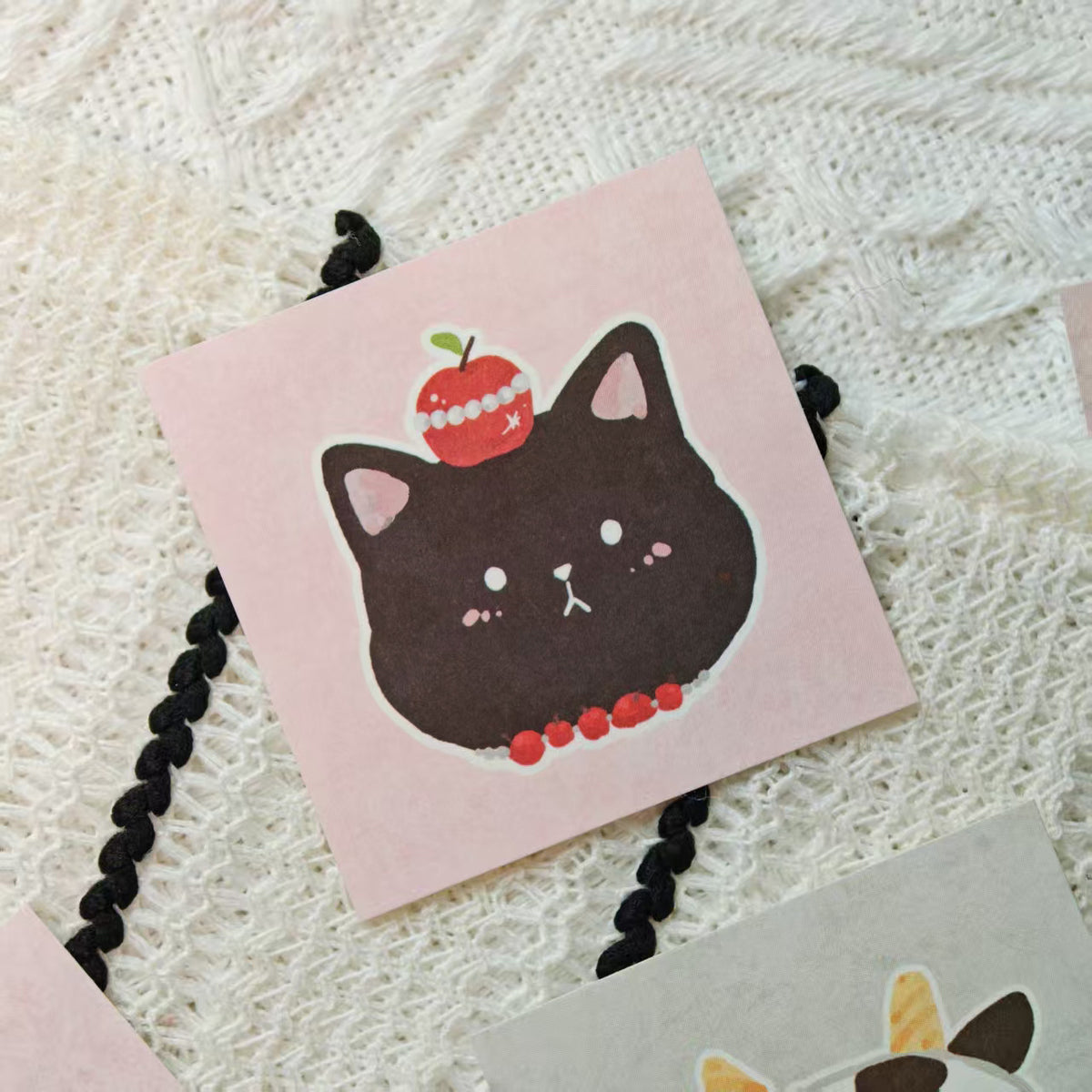 「ねこの顔」8デザイン メモペーパー