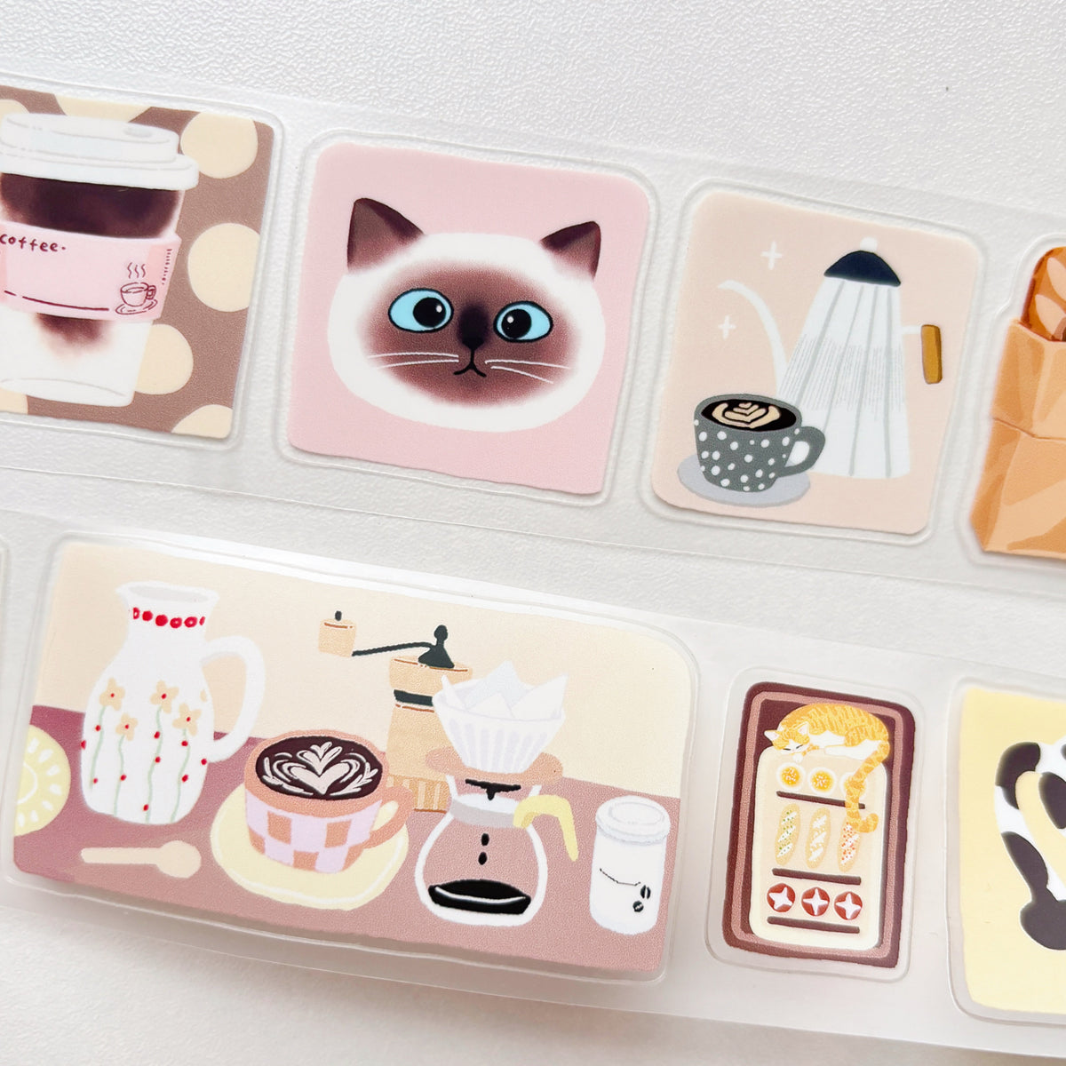 「命を救うコーヒー」マットPETデザインテープ