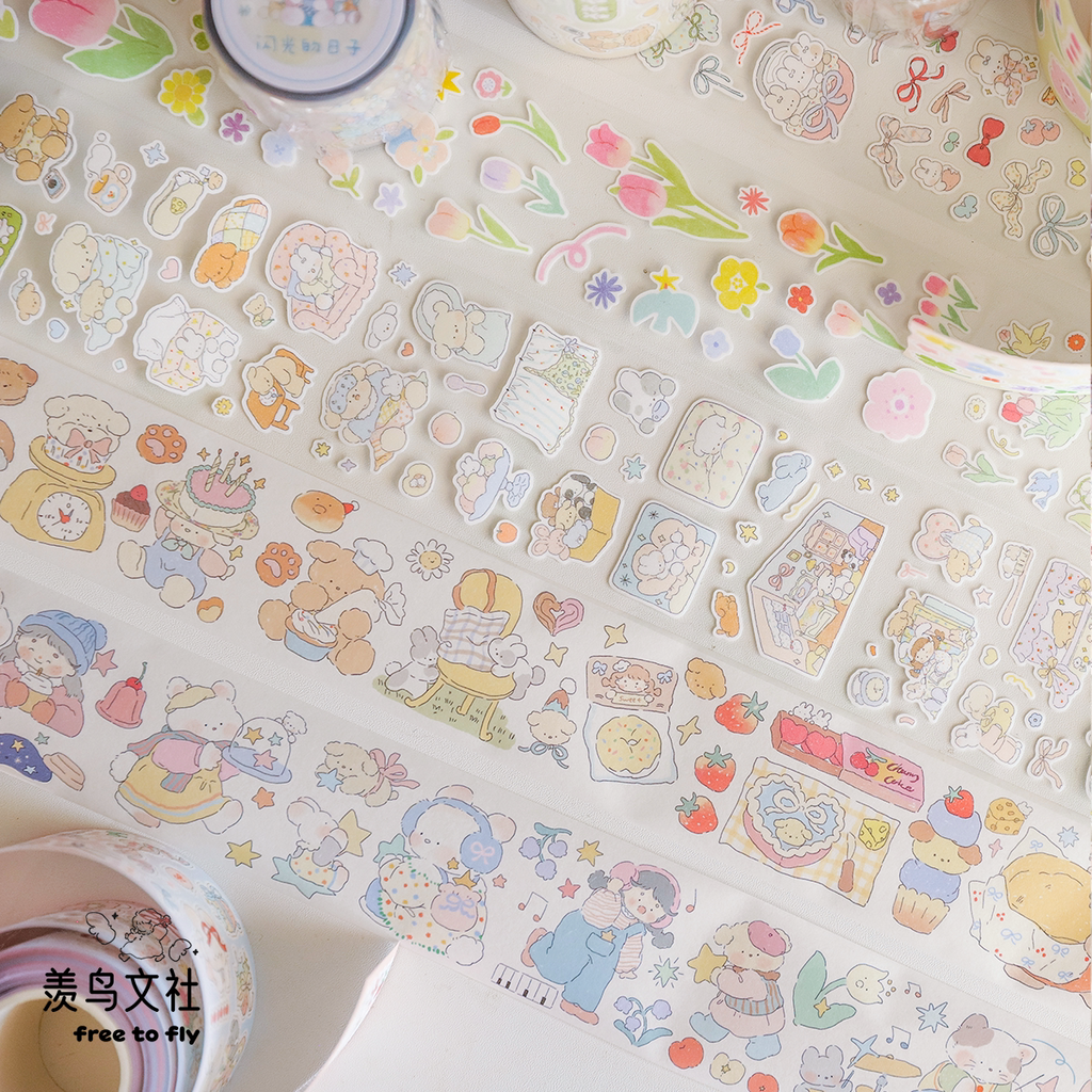 「光あふれる日々」5デザイン テープシリーズ